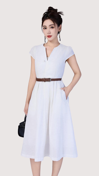Ziri V-Neck Aline Dress