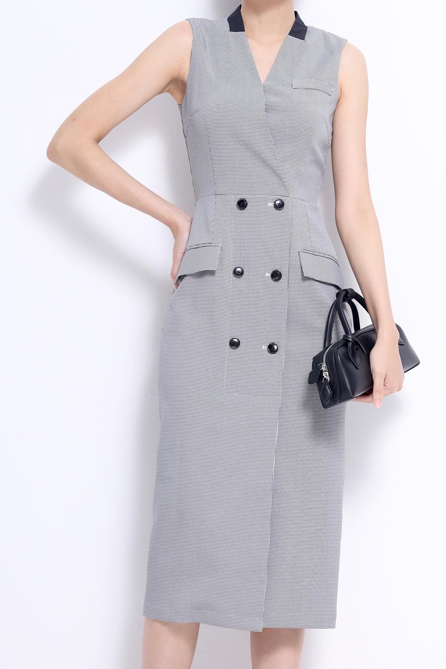 Miranda V-Neck Midi Dress