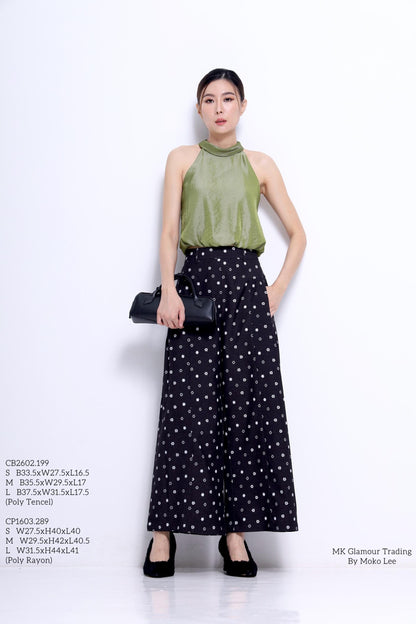 Elise Star Prints Wide Legged Pants