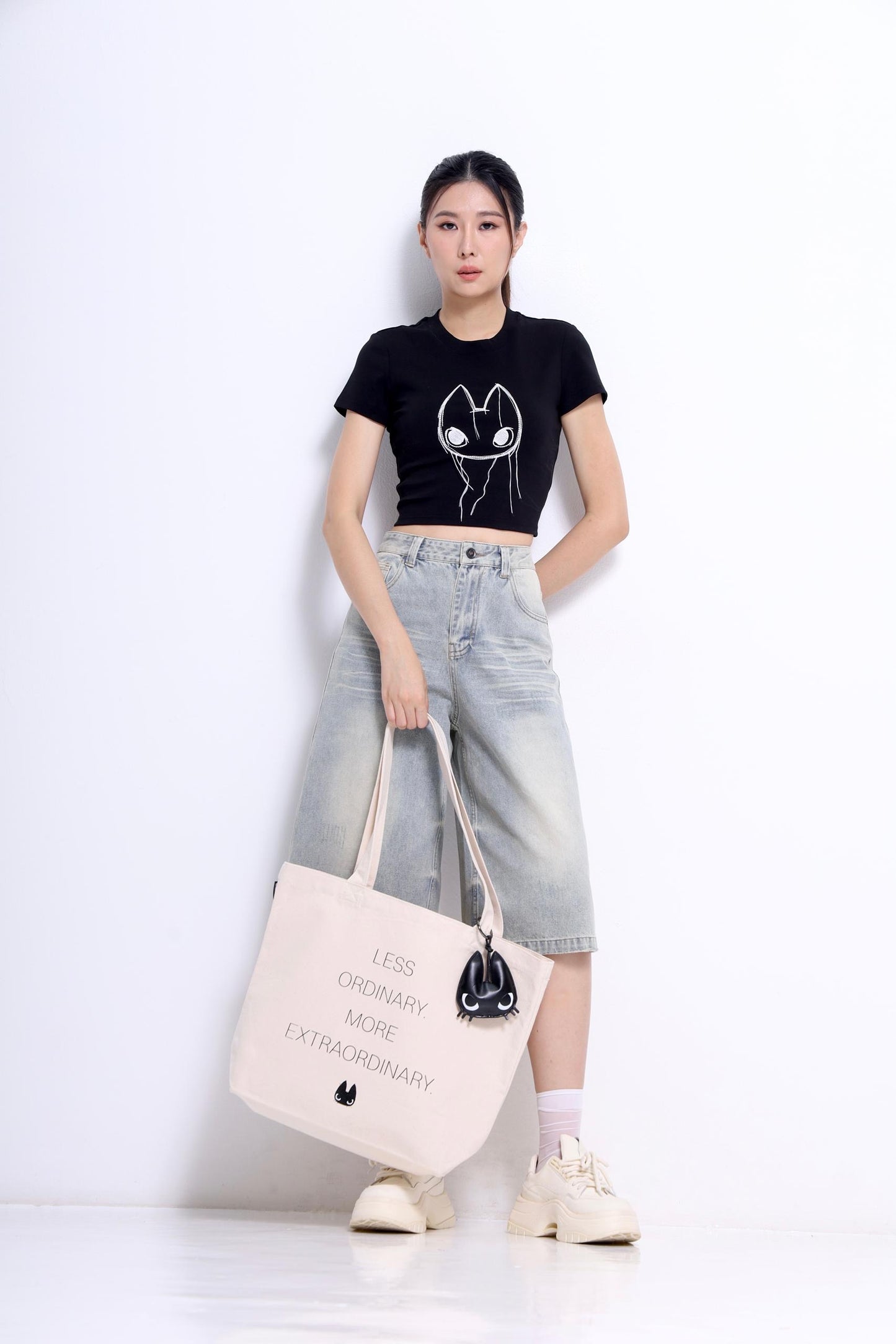 Omo Fitted Cropped Tee