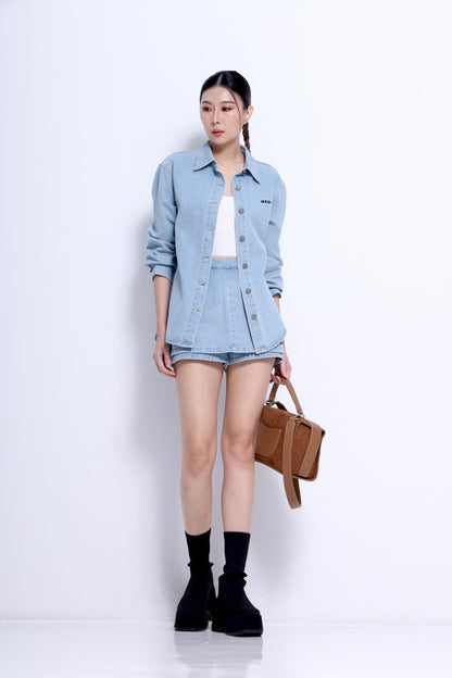 Mindy Oversized Denim Shirt