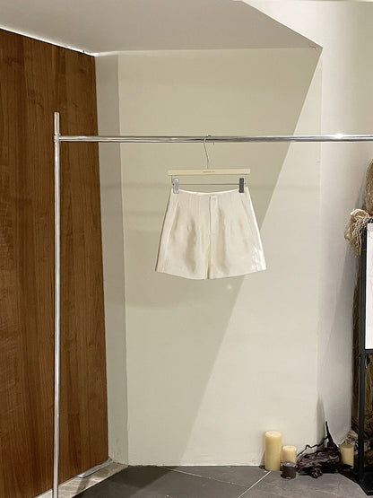 Yuko Satin Tailored Shorts