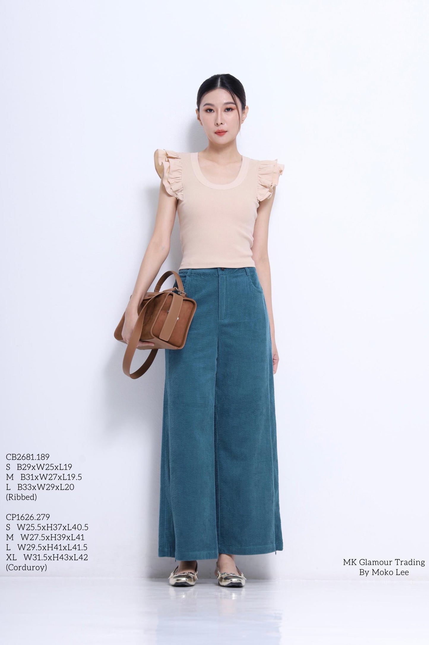 Marianne Ruffles Sleeve Top
