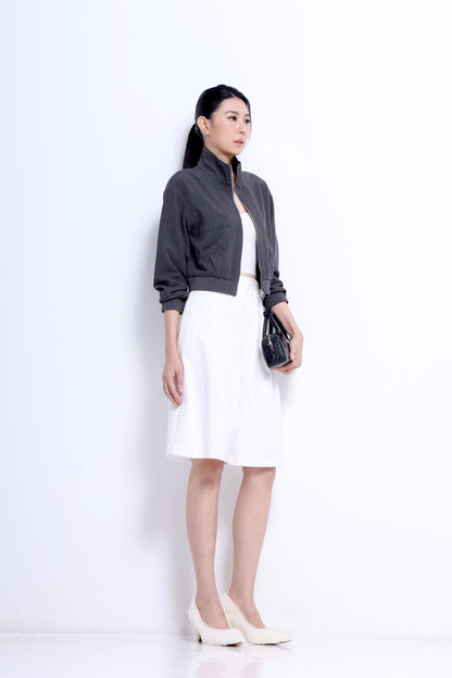 Hera Bermuda Pleated Shorts
