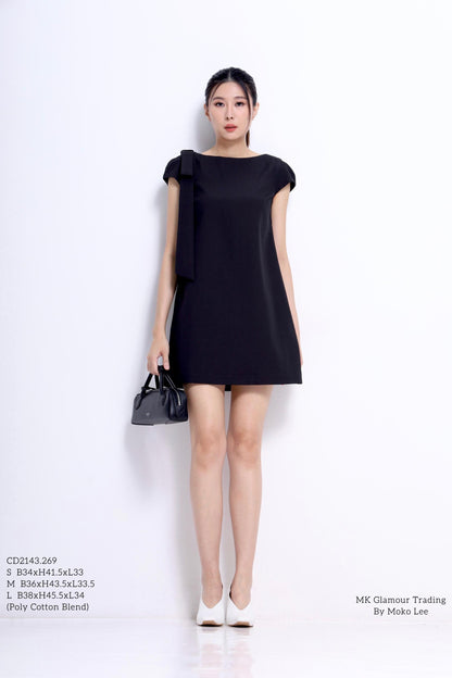 Candice Bow Babydoll Dress