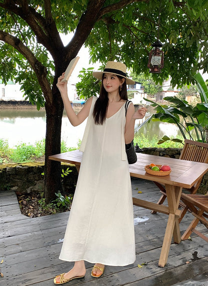 Emy Linen A-line Dress