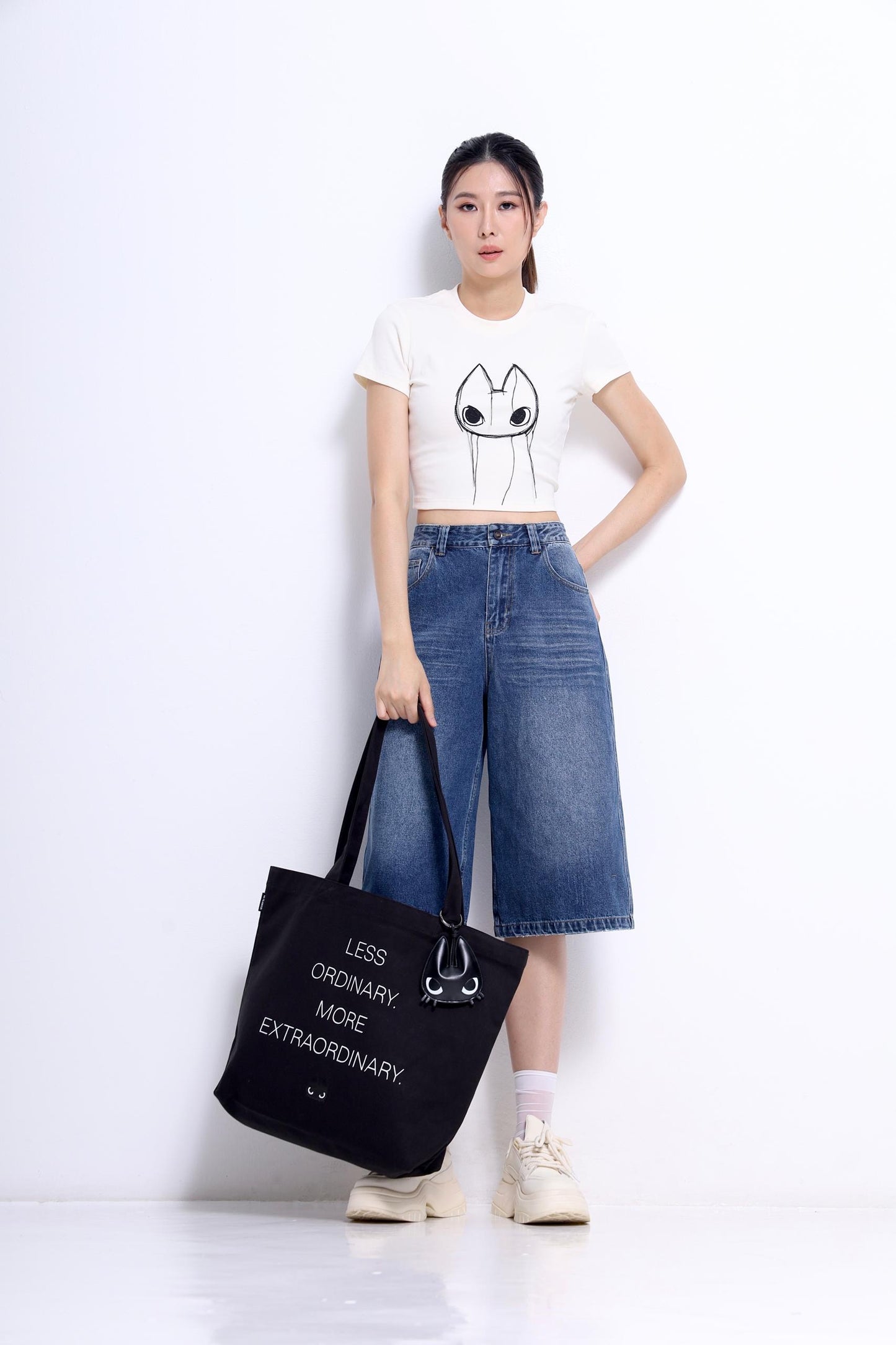 Omo Fitted Cropped Tee