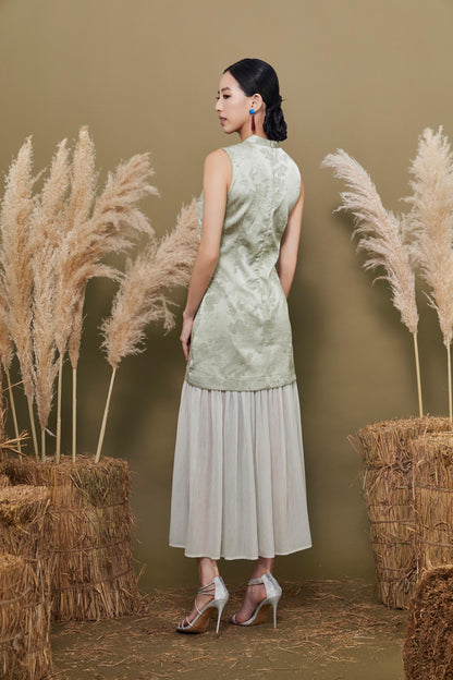 Ling Orient Mandarin Chiffon Qipao