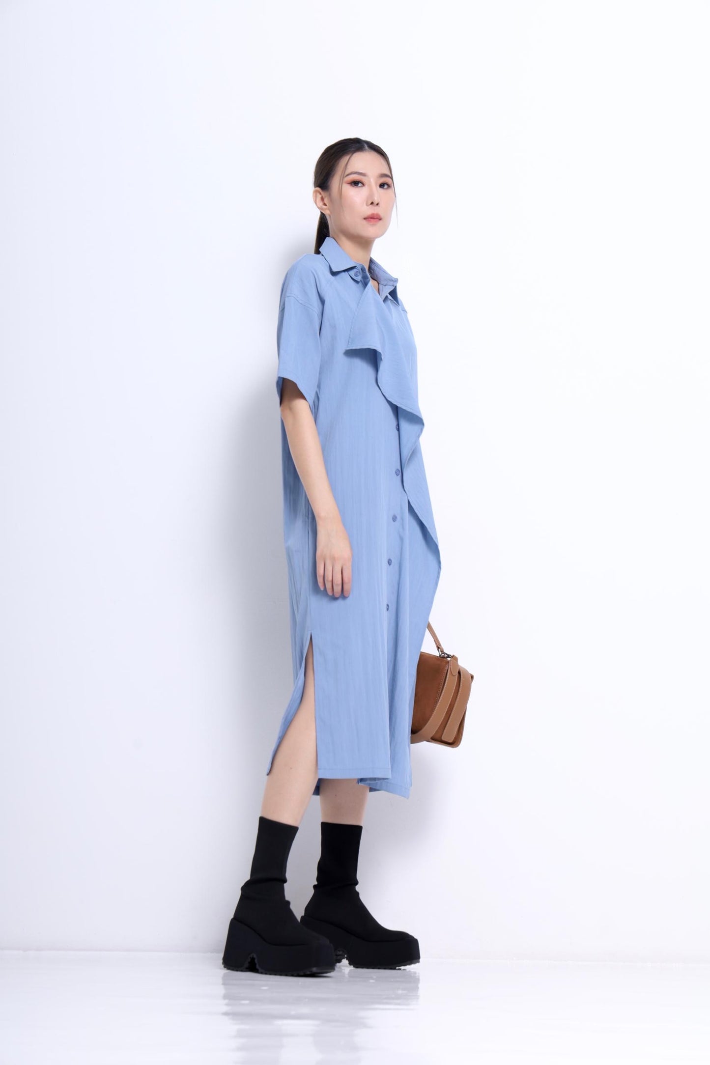 Jaime Oversized Trench Shirt Dress