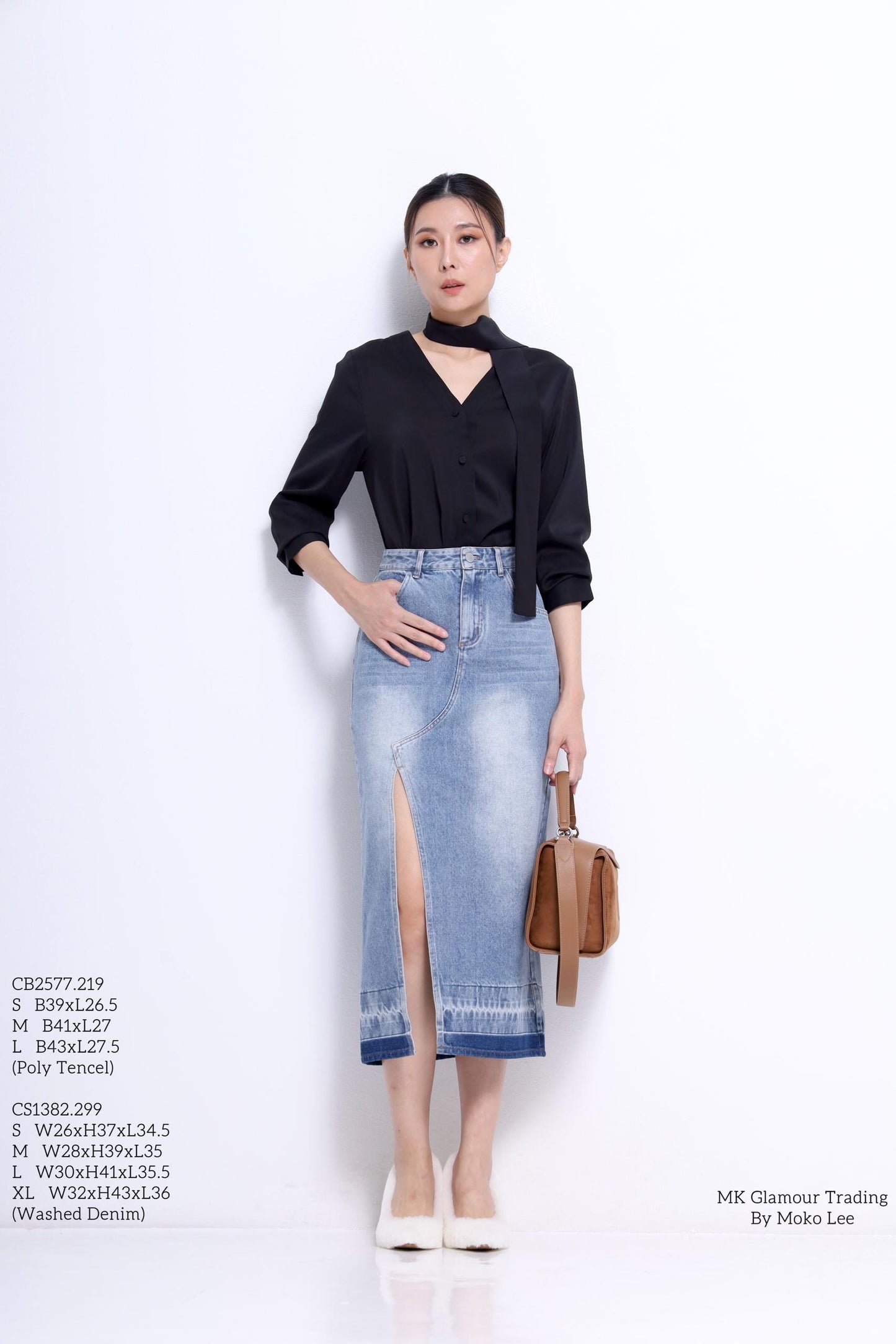 Marie V-Neck Chiffon Blouse