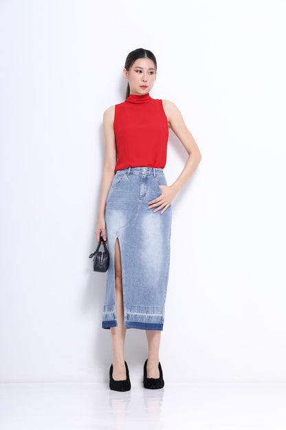 Marie Neck Tie Chiffon Blouse