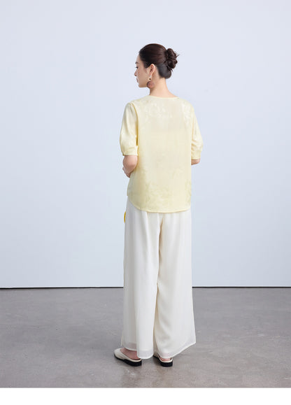 Qing Orient Jacquard Tee