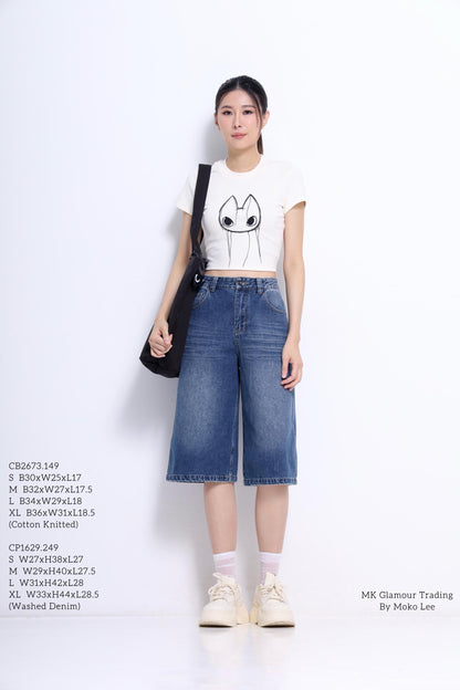 Omo Fitted Cropped Tee