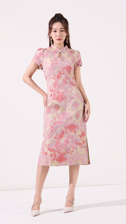 Ziri Jacquard Qipao Dress