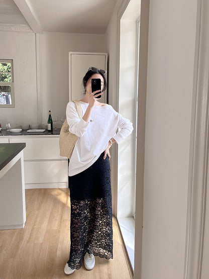 Laurine Lace Midaxi Skirt