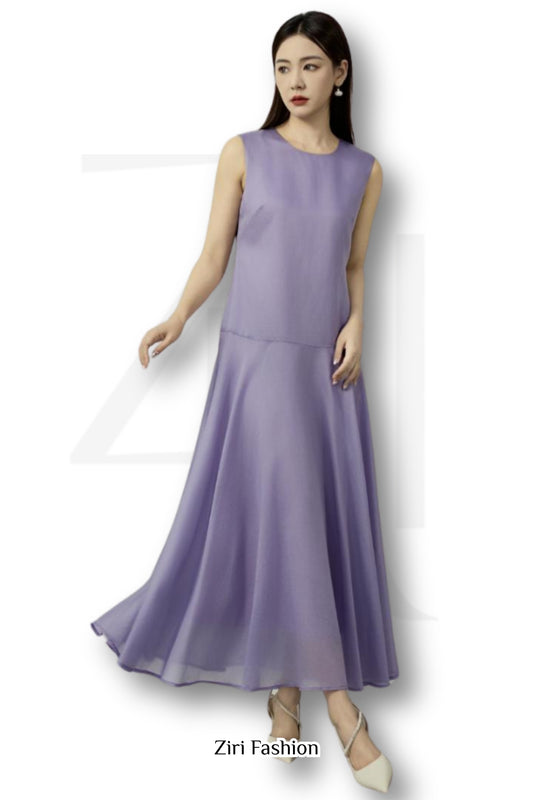 Ziri Tencel Slip-on Dress