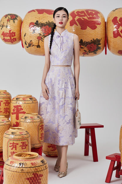 Ran Orient A-line Skirt