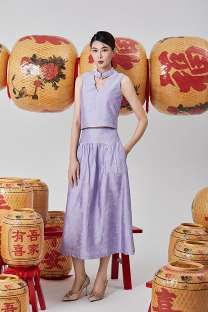 Huan Orient A-line Skirt