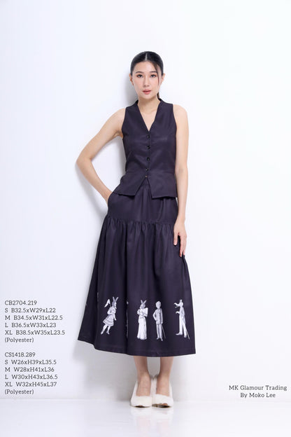 Alice V-Neck Tailored Vest
