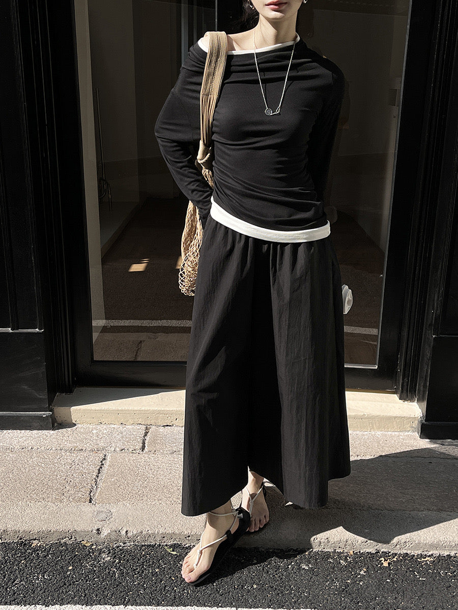 Colette Bicolor Knit Top