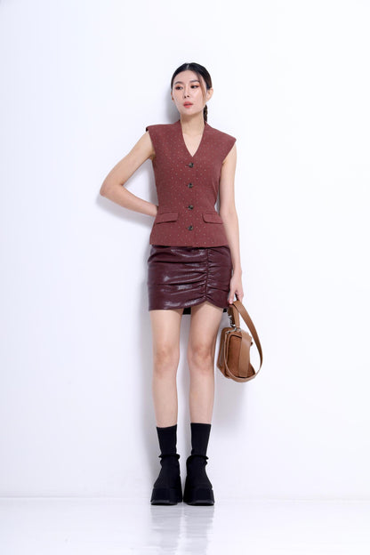 Andrea V- Neck Tailored Vest