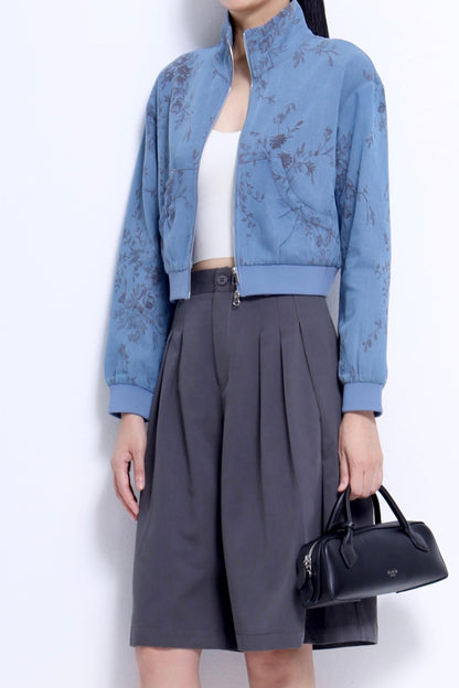 Hera Bermuda Pleated Shorts