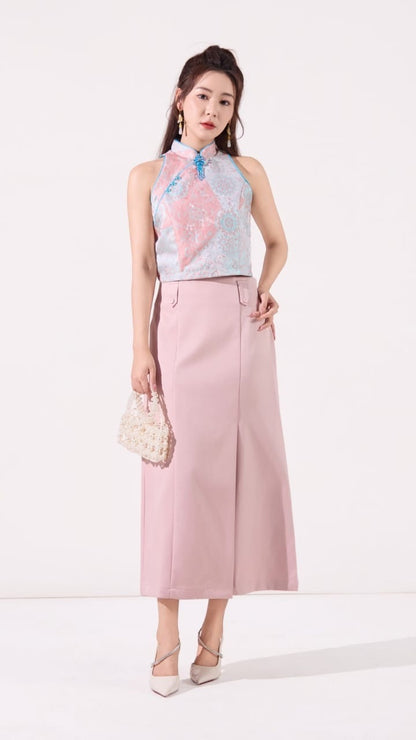 Lin Oriental Cut In Top