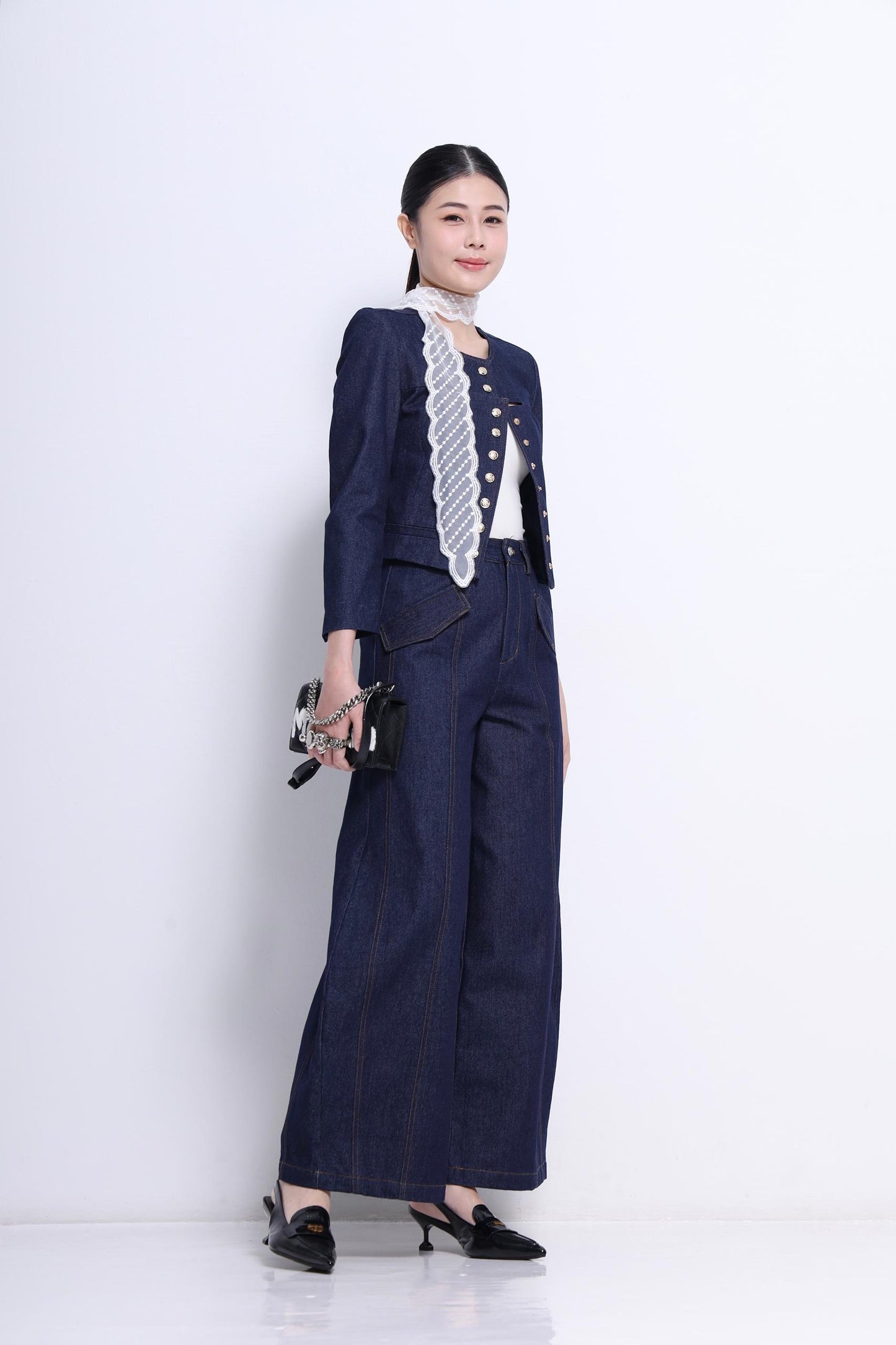 Ginna Cropped Officer Jacket