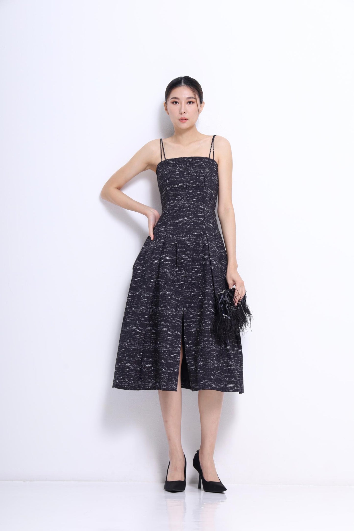 Dahlia A-line Midaxi Dress