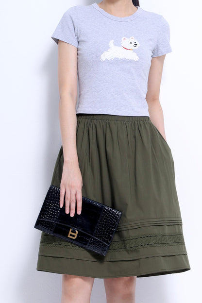 Ollie A-line Midi Skirt