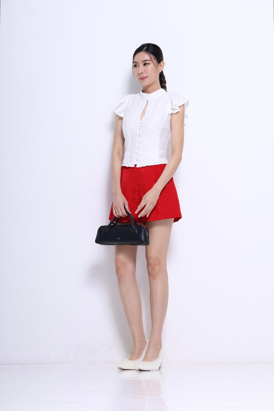 Venus Ruffle Chiffon Blouse