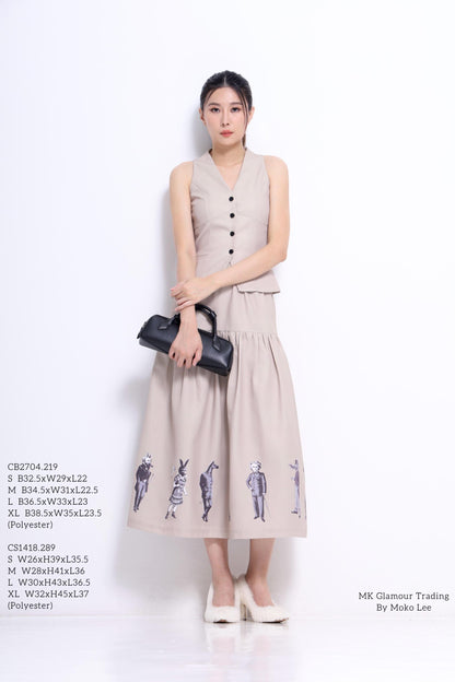 Alice V-Neck Tailored Vest