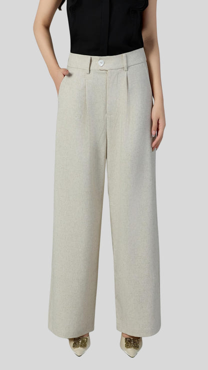 Ziri Linen Wide Legged Pants