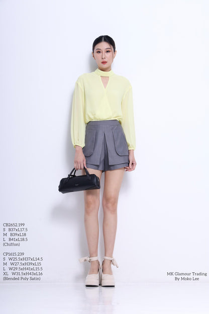 Venice Chiffon Cutout Blouse