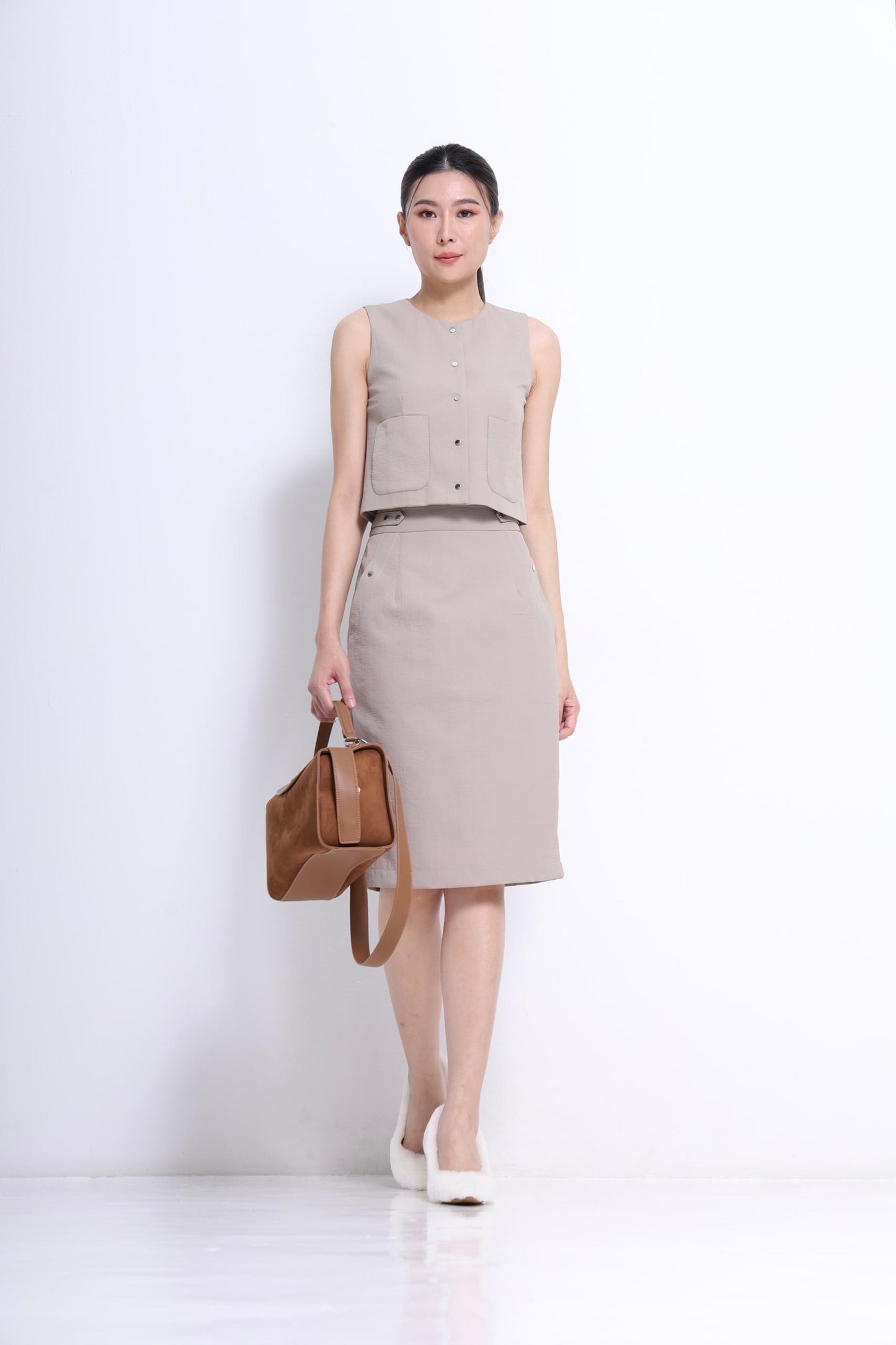 Ivy Cropped Vest Top