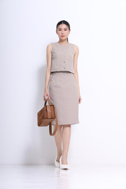 Ivy Cropped Vest Top