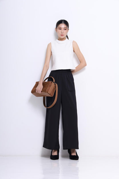 Nara Elastic Satin Loose Pants