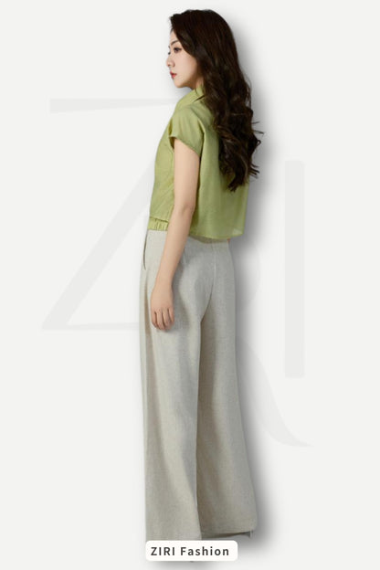 Ziri Tencel Layered Shirt
