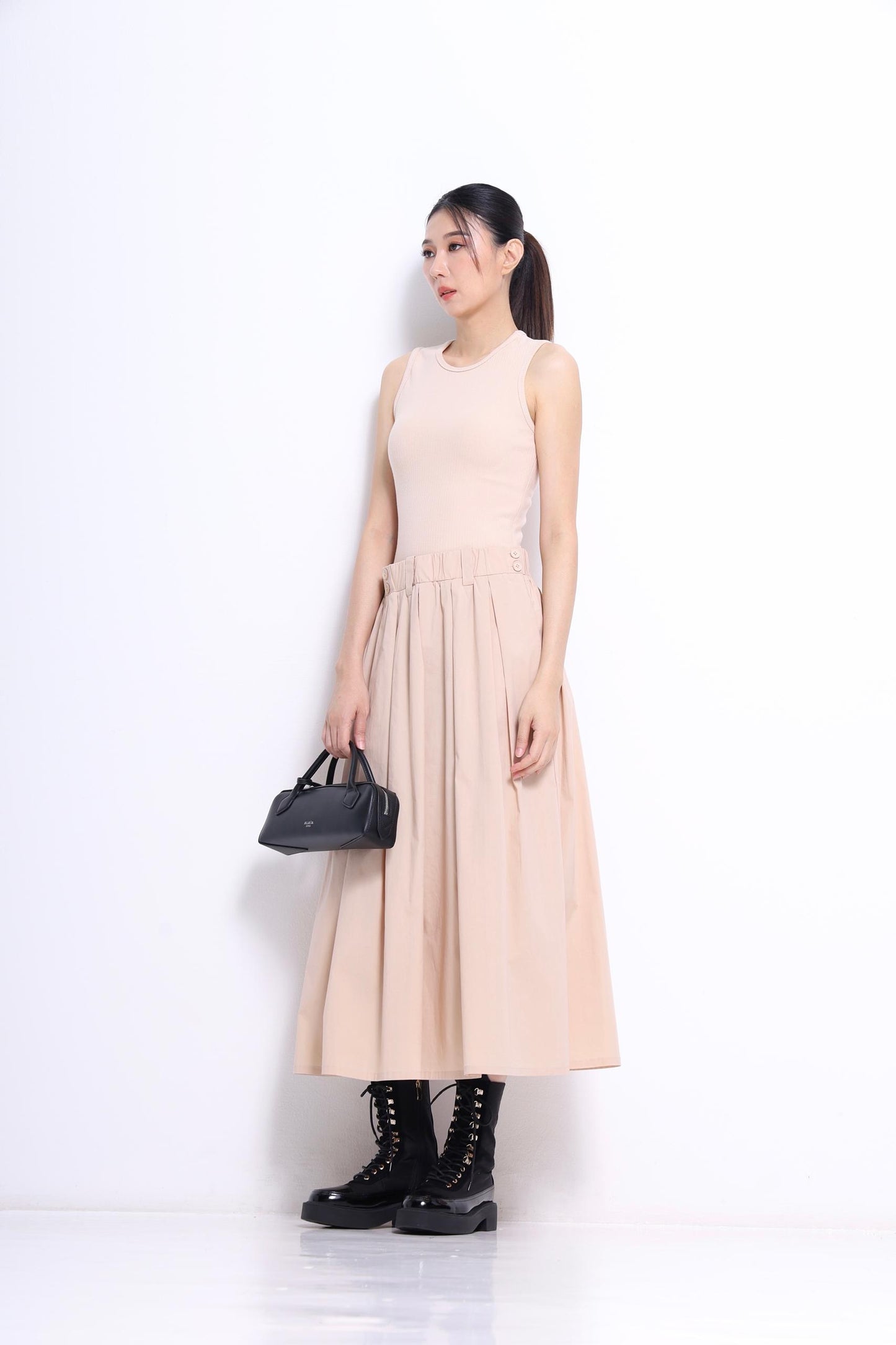 Shannon Ribbed Knit Maxi Dress