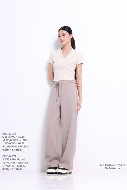 Carly V-Neck Embroidered Top