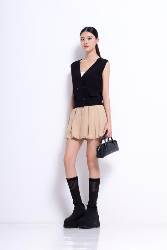 Lindsay V-Neck Knit Vest