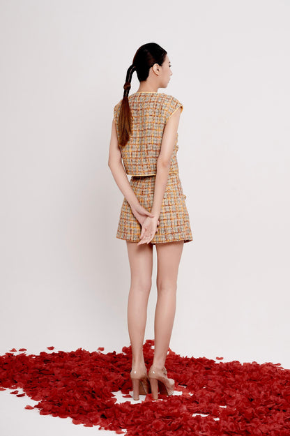 Gabrielle Tweed Vest