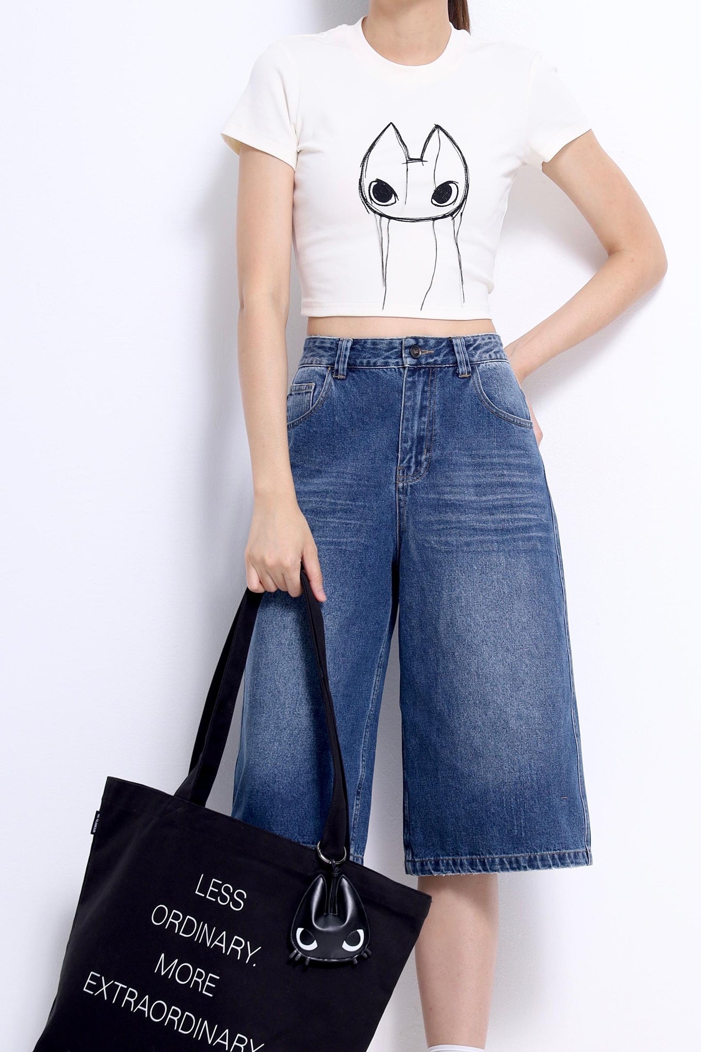 Omo Fitted Cropped Tee