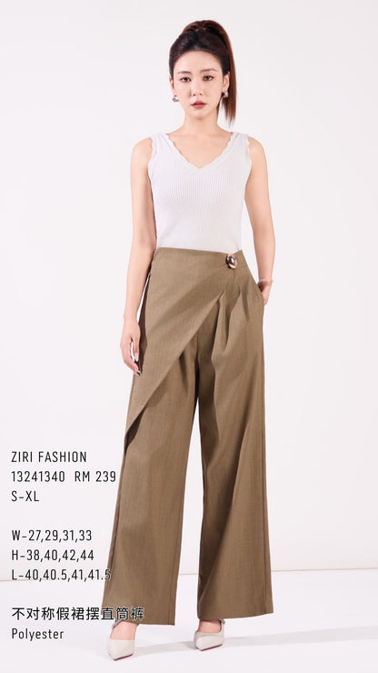 Ziri Overlap Straight Legged Pants