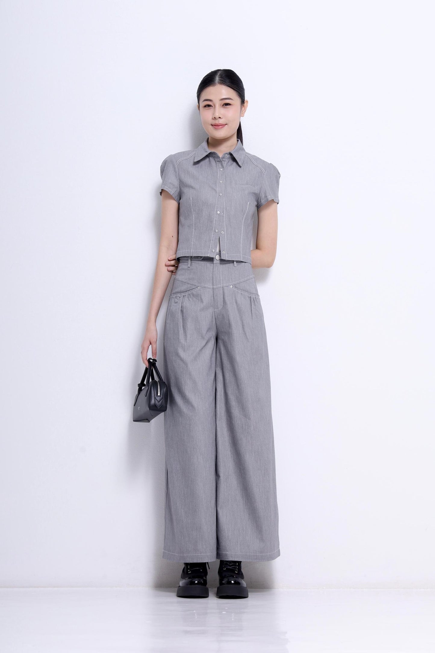 Celeste Linen Button Down Top