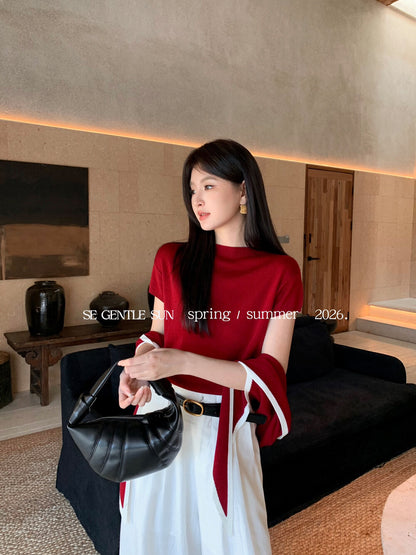 Hana 2-Piece Knit Blouse