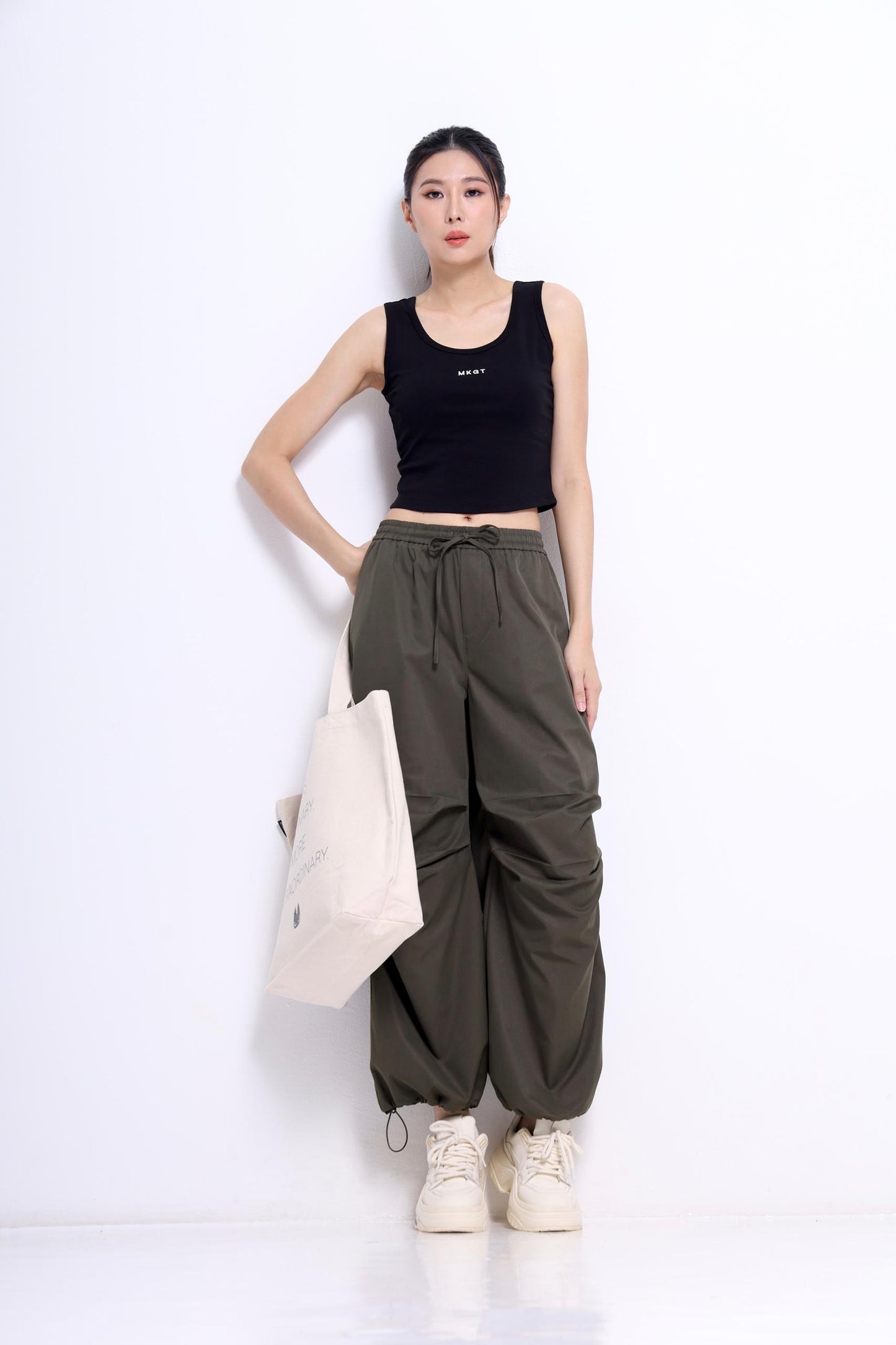 Omo Pleated Cargo Pants