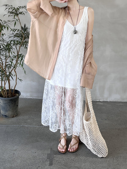 Gracetina Lace Layered Dress