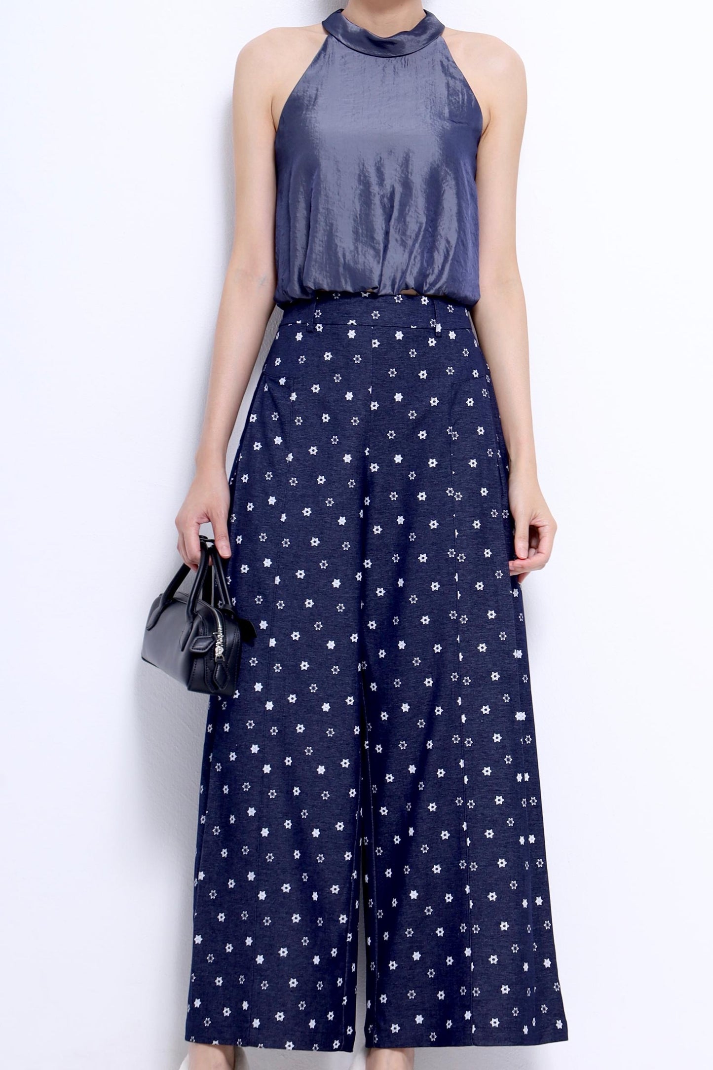Elise Star Prints Wide Legged Pants