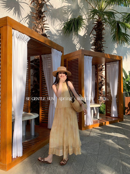 Kylie Summer Halter Dress